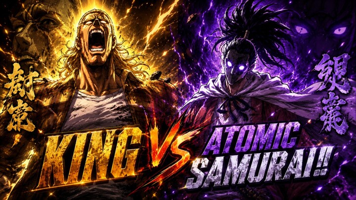 KING VS ATOMIC SAMURAI⁉️