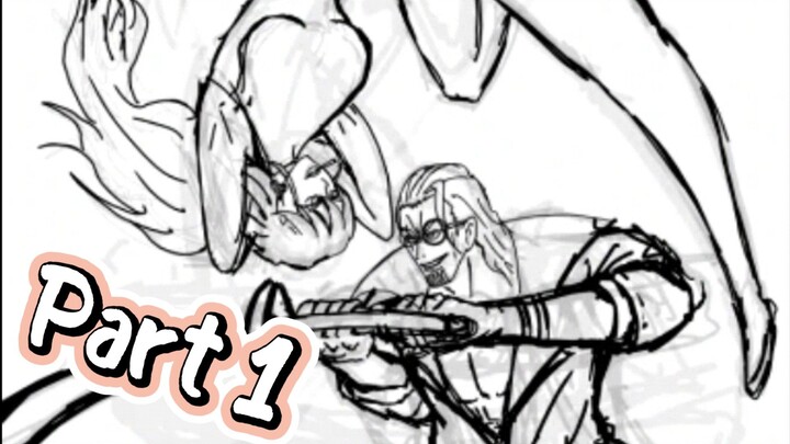 Shakky X Rayleigh One Piece Couple goals draw timelapse part 1