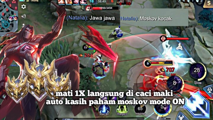 Moskov Mode ON saat di caci maki jadi seram 🔥