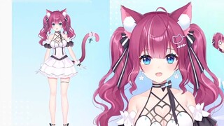 [Live2D Model Display] เวลาเขย่าจะยืดหยุ่นได้จริงหรือ? แมวตัวใหญ่ในชุดแต่งงาน! 【โคซูสุ คุเอะ】