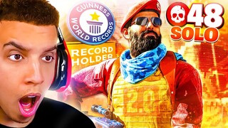 Reacting to WORLD RECORD 48 KILLS SOLO in Warzone 2! (NEW KILL RECORD)