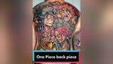 Finished One Piece back piece at  🙌🏼 onepiece onepieceedit animeedit animetattoo anime luffy shanks fyp