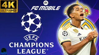 MODE UCL REAL MADRID KUALITAS 4K 60FPS! GRAFIK MODE UCL TERLALU GG EA SPORTS FC MOBILE YUAHPLAY!