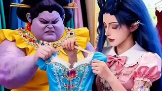 Lady Shiji and Ao Run争抢裙子