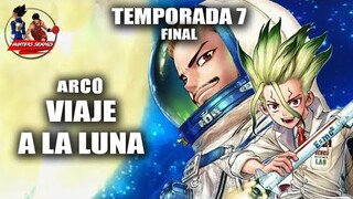 Dr. Stone Septima Temporada - RESUMEN - Arco Viaje a la Luna