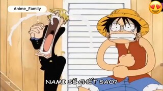 Khi nghe tin Nami bị ốm #anime