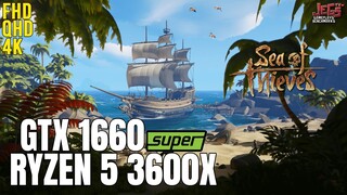 Sea of Thieves | Ryzen 5 3600x + GTX 1660 Super | 1080p, 1440p, 2160p benchmarks!