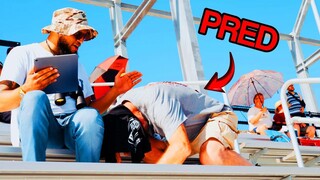 Pred Passes Out at the Racetrack!