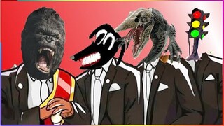 KONG & ANGUIRUS & SKULL CRAWLER & TRAFFIC HEAD - Coffin Dance X Baby Shark COVER