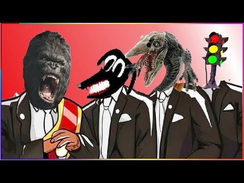 KONG & ANGUIRUS & SKULL CRAWLER & TRAFFIC HEAD - Coffin Dance X Baby Shark COVER