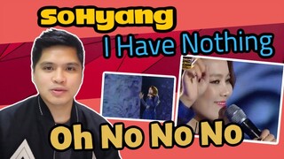 SOHYANG  - I HAVE NOTHING- 소향 아이 해브 낫띵, DMC Festival 2015   REACTION