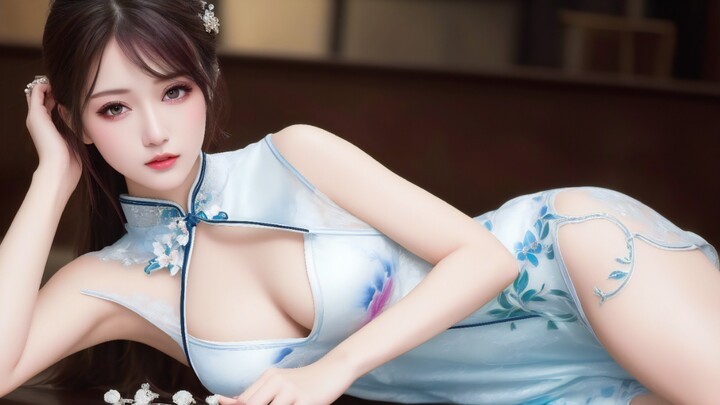 【AI วาดภาพ】ตึงเครียดจนรัดรูปโชว์หุ่นสุดเร้าใจของเธอ! (6)