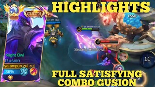 HIGHLIGHTS GUSION MOBILE LEGENDS BANG BANG