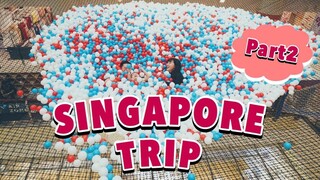 Lơ lửng giữa nhà bóng cao 20m l 4 mall mua sắm cực đã cho gia đình ở Singapore Vlog 97