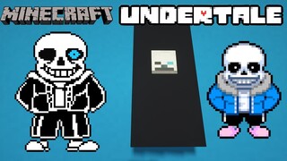 How to make SANS UNDERTALE in Minecraft!