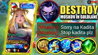 KADITA DESTROY MOSKOV IN RANK GAME! | KADITA BEST BUILD 2022 | TOP GLOBAL KADITA GAMEPLAY