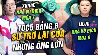 GIẢI ĐẤU TOC5 VÒNG LOẠI DOUYU BẢNG B: XUNGE VÀ NHỮNG PHA SO TÀI ĐỈNH CAO CỦA CÁC ÔNG LỚN LÀNG TFT