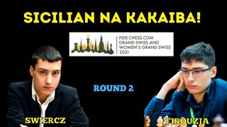 TINDI NG PANGTAPOS NA TIRA! FIDE chess.com Grand Swiss 2021! Dariusz Swiercz vs Alireza Firouzja R2