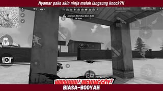 Mau nakut2in pake skin ninja malah meningggoooyyy??!!!