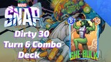 She-Hulk has a dirty trick to put 30 power into play on turn six in this Marvel SNAP deck