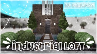 Industrial Loft | No gamepass | 20k | Speedbuild & Tour | Roblox Bloxburg | Tapioca