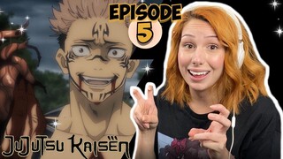 YUJI'S HEART OMG | Jujutsu Kaisen Episode 5 | LIVE REACTION