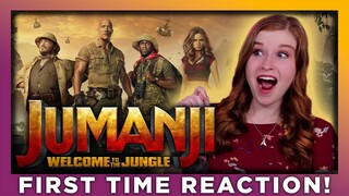 JUMANJI: WELCOME TO THE JUNGLE (2017) | MOVIE REACTION | FIRST TIME WATCHING