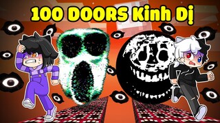 Noob Ruby Và Siro Lạc Vào"CON ĐƯỜNG 100 DOORS"Siêu Kinh Dị Lúc 3h Sáng Ở Trong Minecraft và Cái Kết?