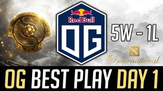 OG best plays in THE INTERNATIONAL 10 DAY #1 - UNSTOPPABLE!