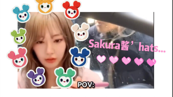 Sakura kecil: Tanganku sampai mau meleleh karena merajut… para kakak dan adik Twice