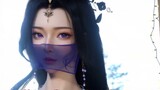 The model of Zi Ling from A Mortal's Journey to Immortality is rendered in Chinese comic style today
