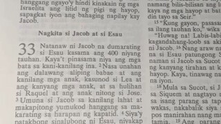 Pang Araw Araw na Talata.                                   Genesis 33:1-5