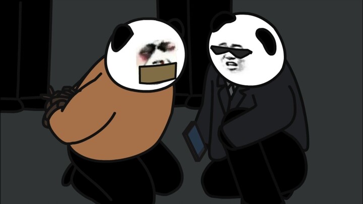 Seorang pria diculik oleh para perampok; sang sepupu yang kaya raya namun gila membawa senjata dan p