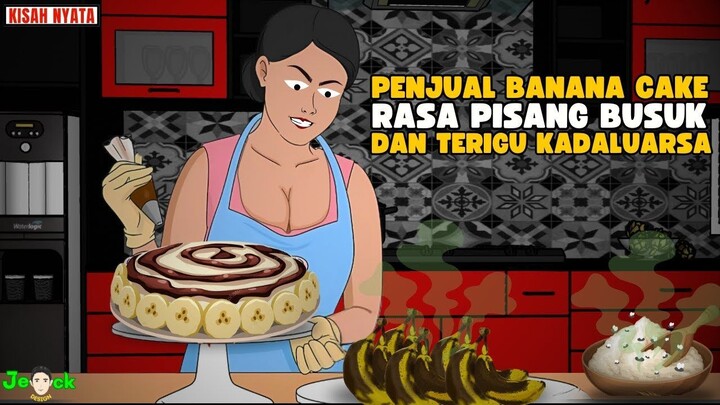 PENJUAL BANANA CAKE RASA PISANG BUSUK DICAMPUR TERIGU KADALUARSA  SINETRON A