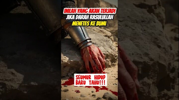 INILAH YANG TERJADI JIKA DARAH RASULULLAH MENETES KE BUMI #feedshorts