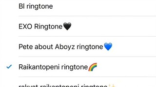 2nd  ringtone for BL lovers(raikantopeni!)