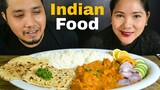 Indian Food Mukbang / Homemade Chicken Tikka Masala + Naan Bread + Basmati Rice / Bioco Food Trip