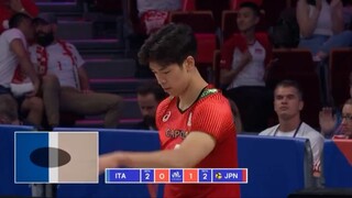 Kento Miyaura - 7 Aces against Italy