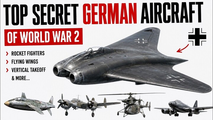 The Secret Nazi Aircraft That Were Decades Ahead of Their Time! 🤫
