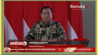 Menteri Pertahanan Prabowo Subianto Kenang Saat Dilatih Danki Korps Marinir