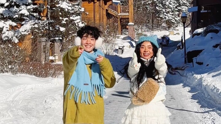 EXO's first snow dance in the -20 degree snow