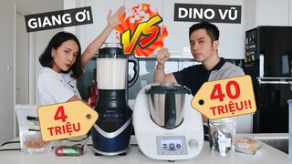 Đại chiến sữa hạt: Máy 4 triệu vs. Máy 40 triệu x Dinology