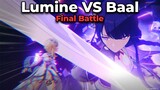 Raiden Shogun vs Lumine 2.1 Boss Fight ( Ending ) ( Baal vs Lumine ) ( English )
