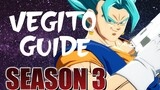 [Subtitle Mandarin dan Inggris] Tutorial Kombo Panduan Dasar Dragon Ball FighterZ-Super Blue Vegito 