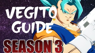 [Chinese and English subtitles] Dragon Ball Fighter Z - Super Saiyan Blue Vegito (Forced King) Basic