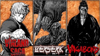 BERSERK, VAGABOND y VINLAND SAGA - Los 3 GRANDES del SEINEN