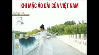 Hoa Hậu Trung Quốc mặc Áo Dài của Việt Nam tại Hoa Hậu Trái Đất 2020 gây phẫn nộ Miss Earth 2020