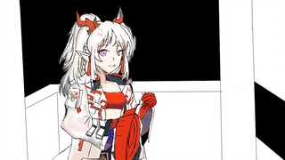 [Farewell to the old and welcome the new] Chinese New Year (Miss Nian who set off firecrackers)