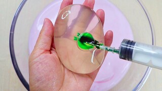 [DIY][ASMR] Inject the water balloon with pigment and pinch it