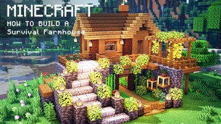 Minecraft: How To Build a Survival Farm House